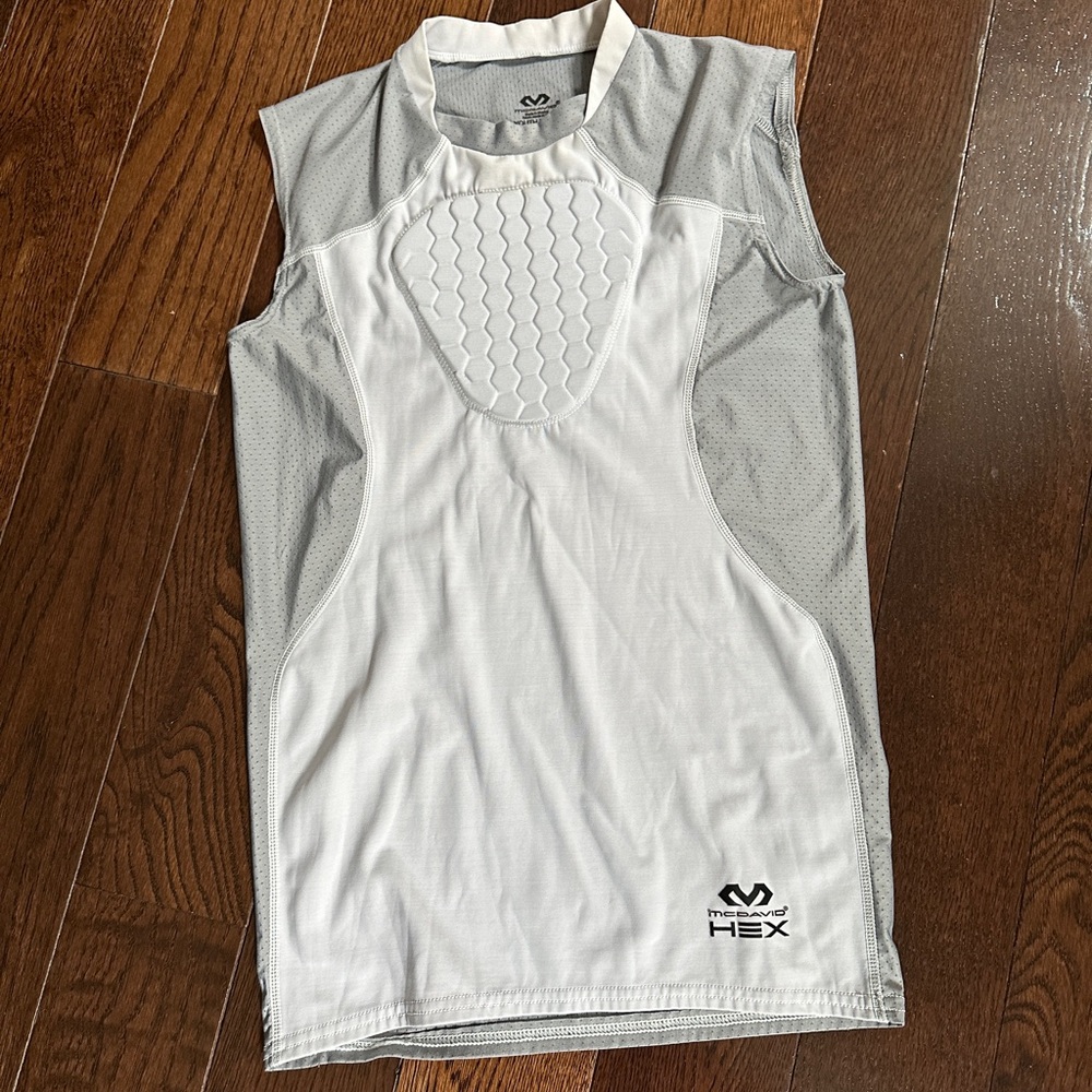 McDavid Hexpad heart guard padded shirt with chest protector